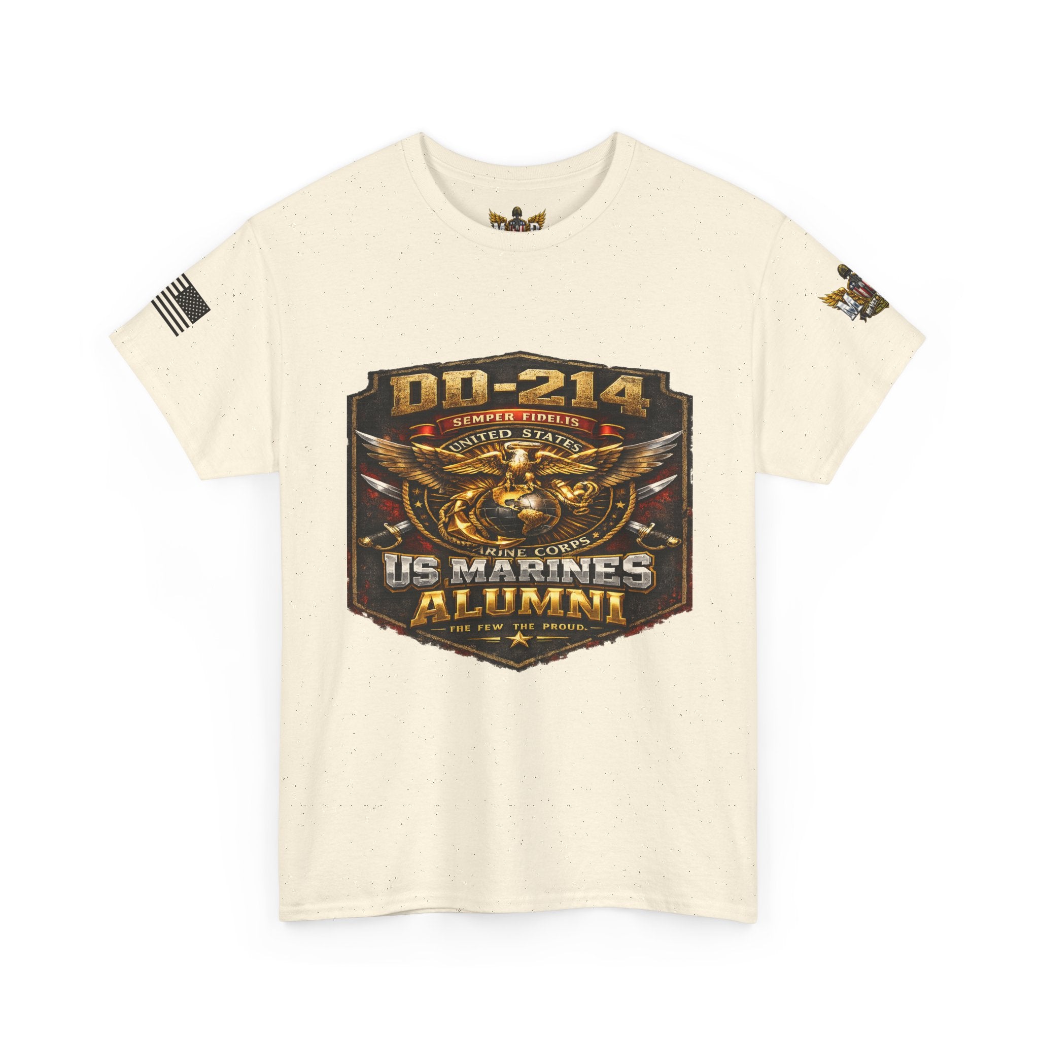 MVR US Marines DD214 Alumni T-Shirt — Veteran Tribute Tee