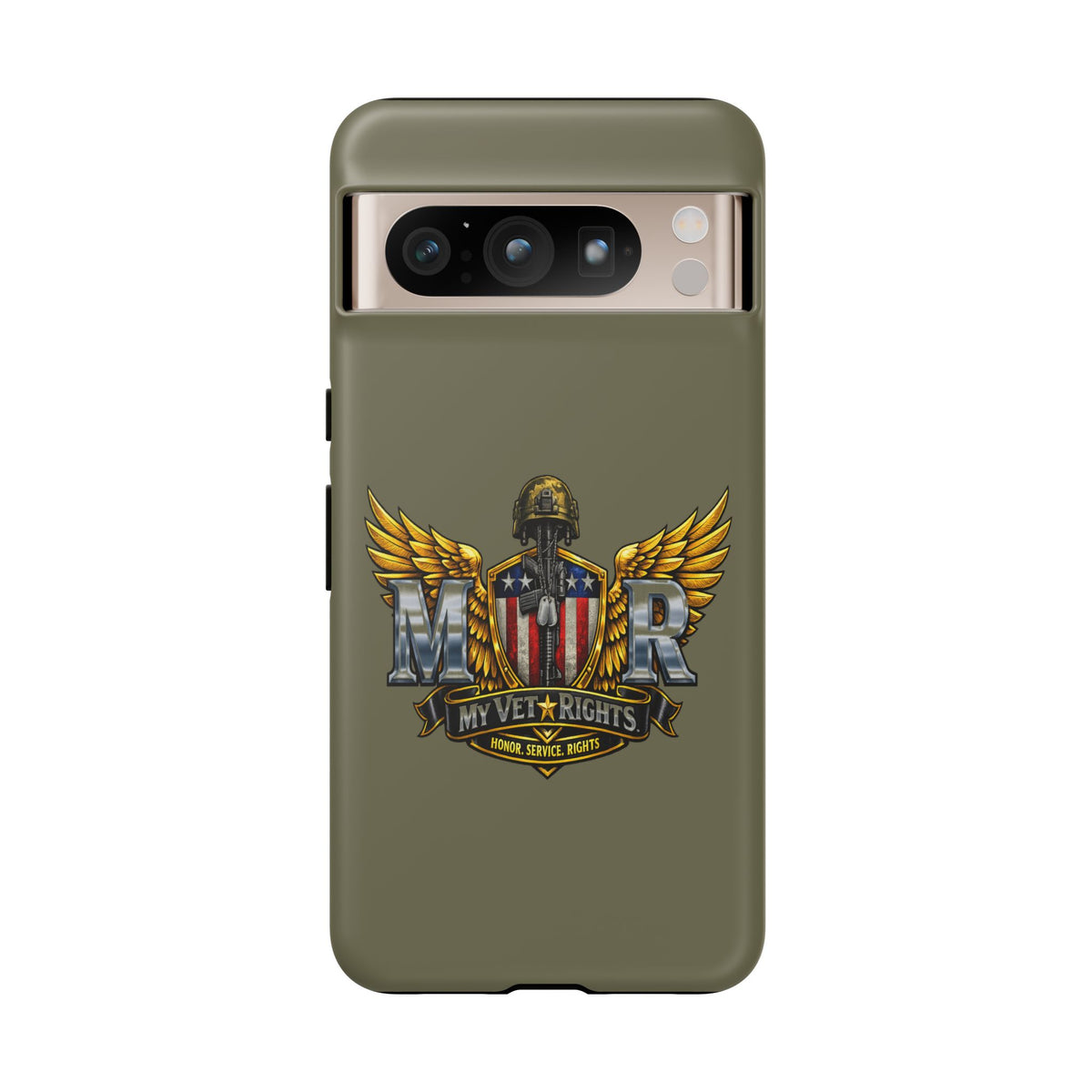 MyVetRights Phone Case — Patriotic 'MVR' American Shield Design