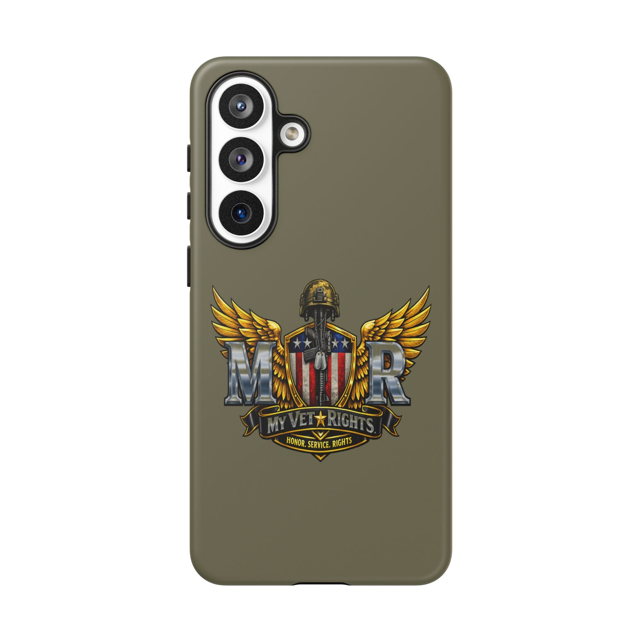 MyVetRights Phone Case — Patriotic 'MVR' American Shield Design