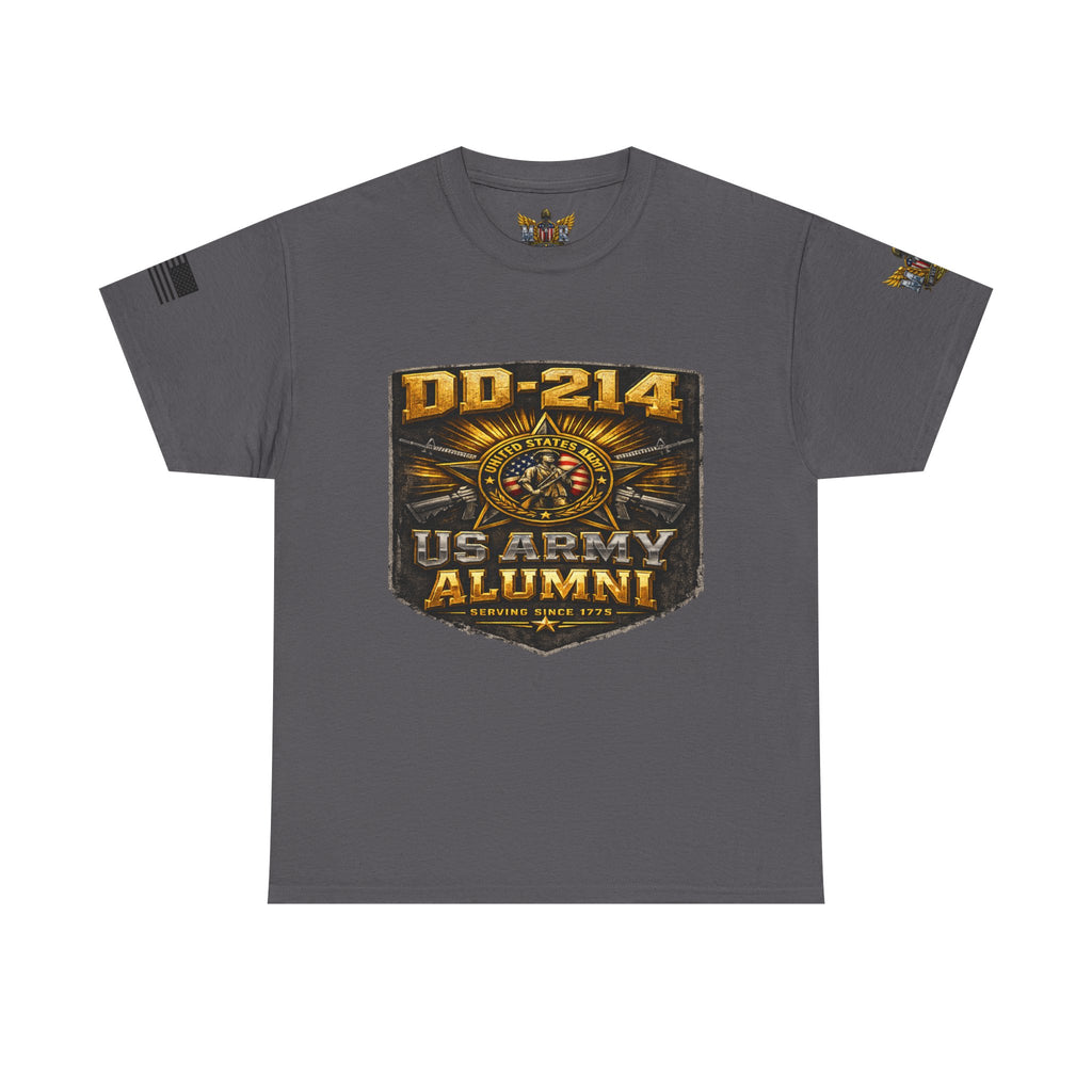 MVR US Army DD214 Alumni T-Shirt — Veteran Tribute Tee