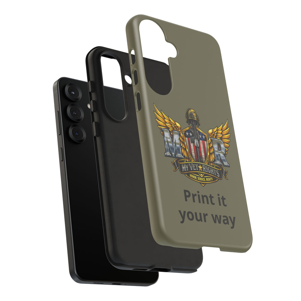 MyVetRights Phone Case — Patriotic 'MVR' American Shield Design