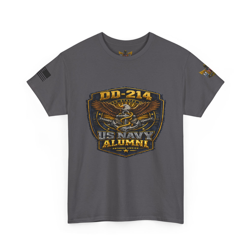 MVR US Navy DD214 Alumni T-Shirt — Veteran Tribute Tee