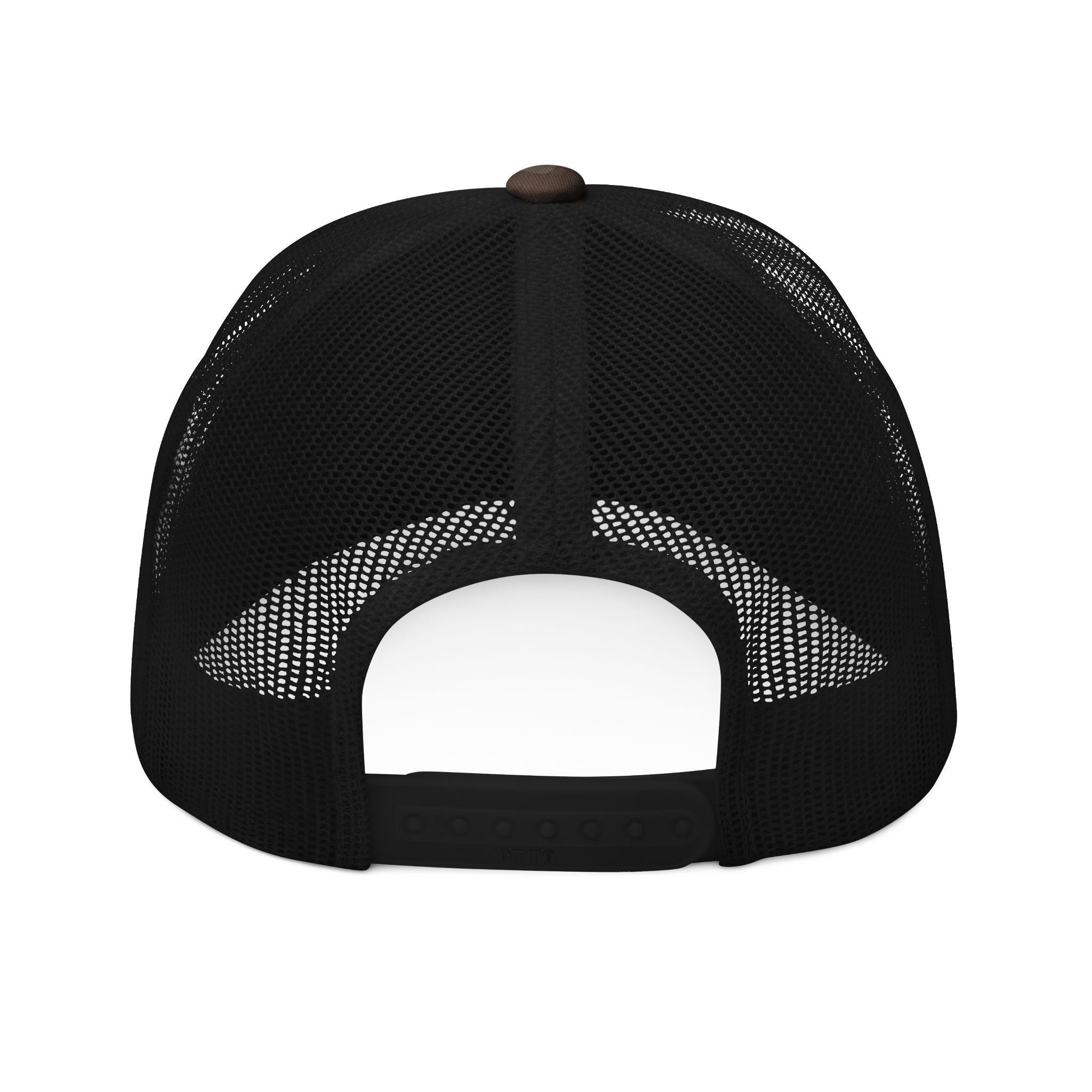 My Vet Rights Camo Trucker Hat with Embroidered Military Crest
