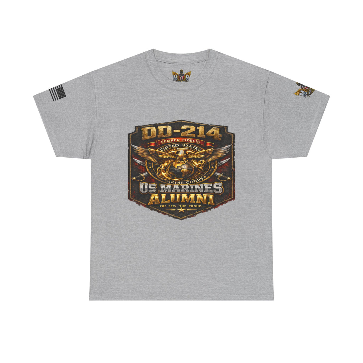 MVR US Marines DD214 Alumni T-Shirt — Veteran Tribute Tee