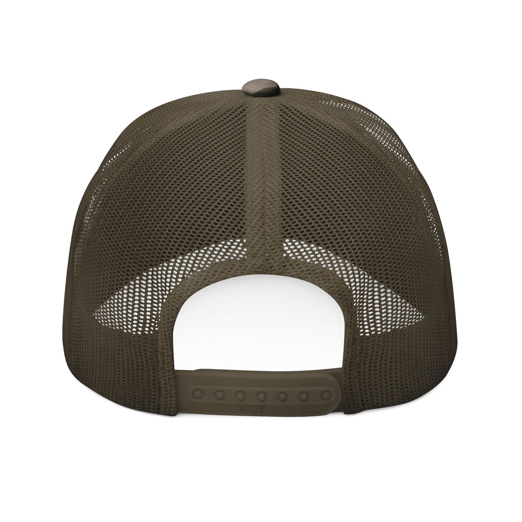 My Vet Rights Camo Trucker Hat with Embroidered Military Crest