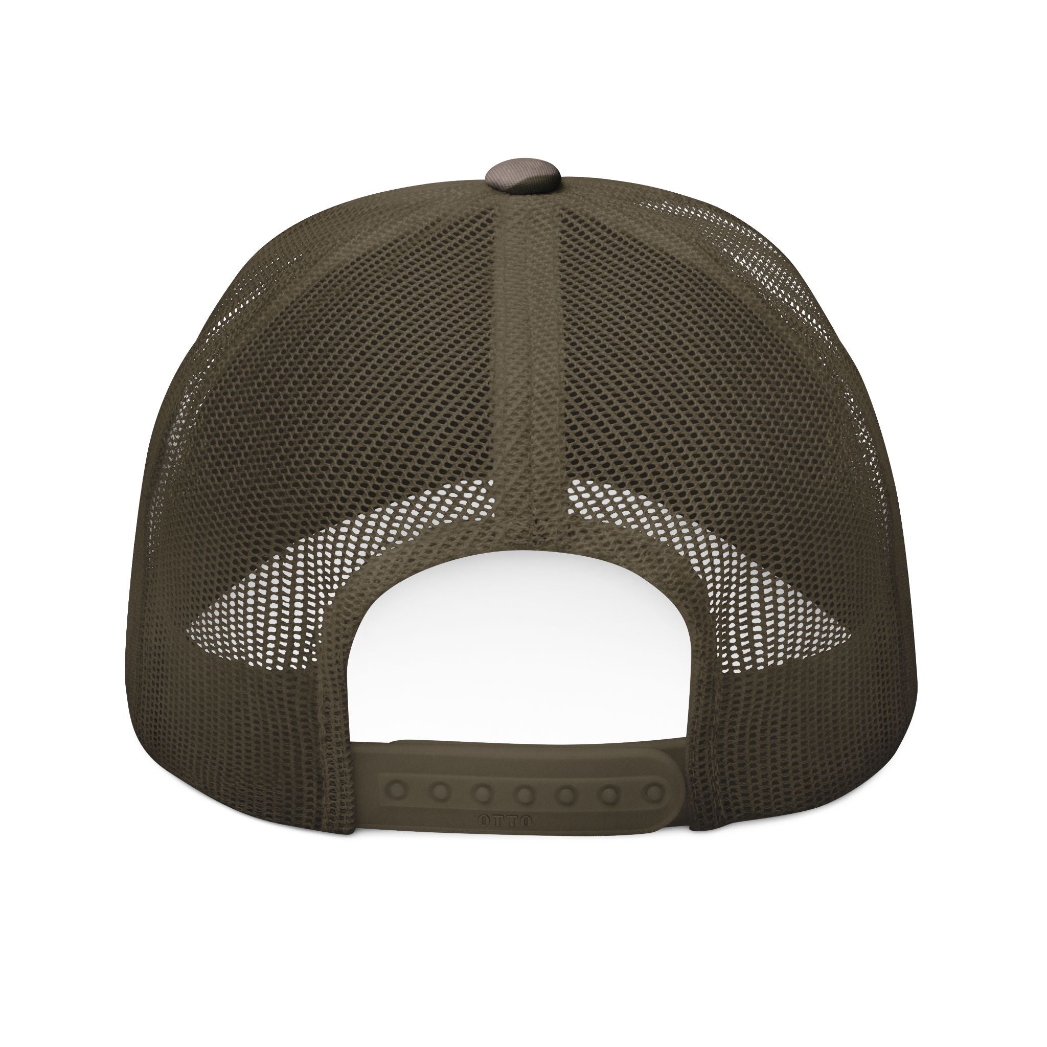 My Vet Rights Camo Trucker Hat with Embroidered Military Crest