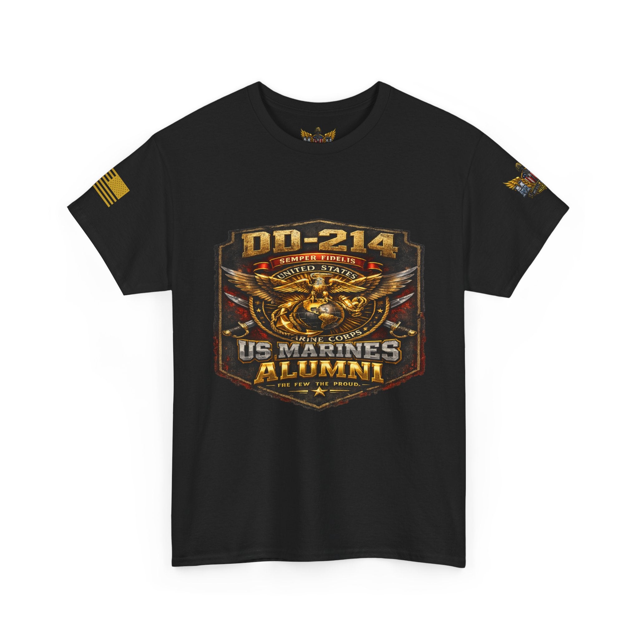 MVR US Marines DD214 Alumni T-Shirt — Veteran Tribute Tee