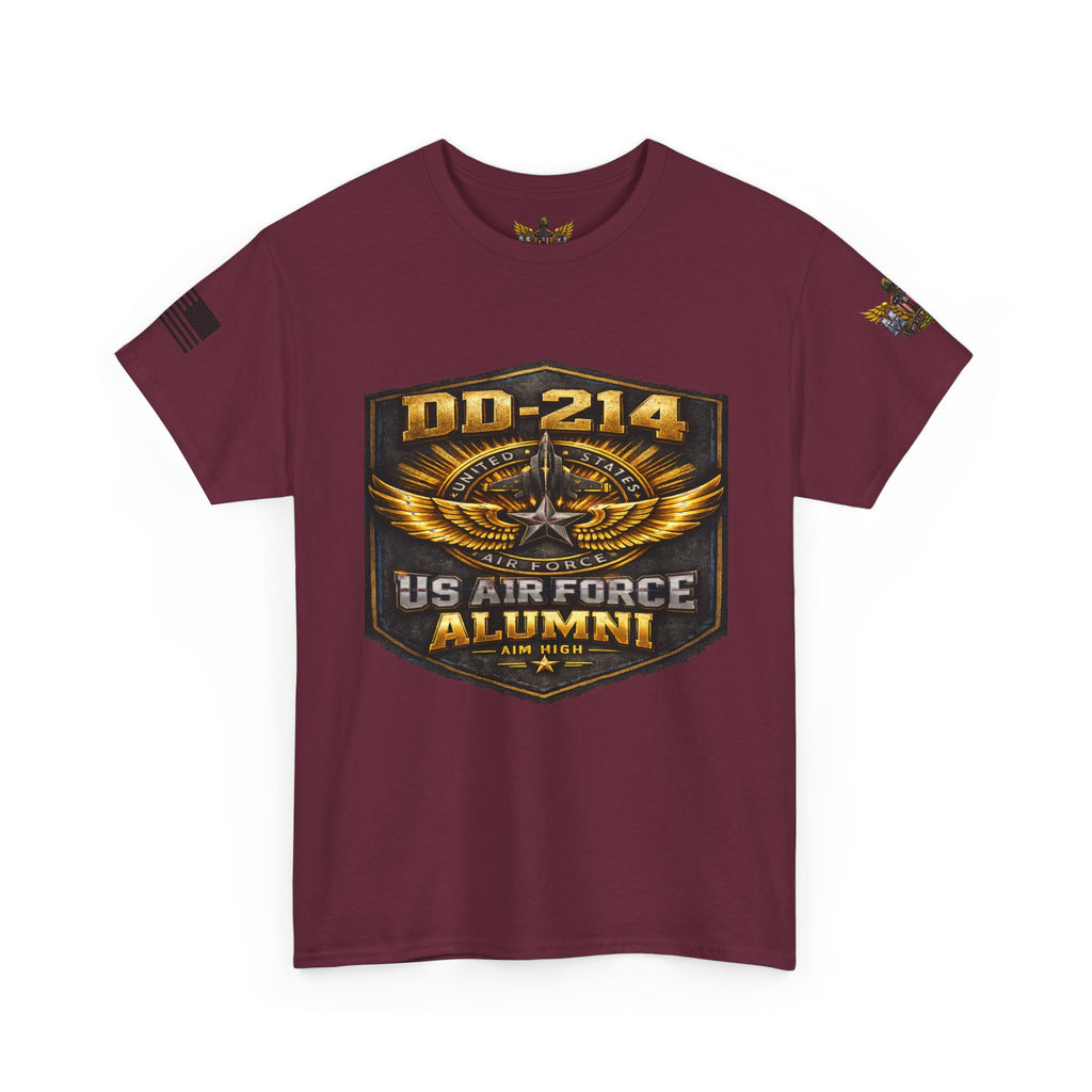 MVR US Air Force DD214 Alumni T-Shirt — Veteran Tribute Tee