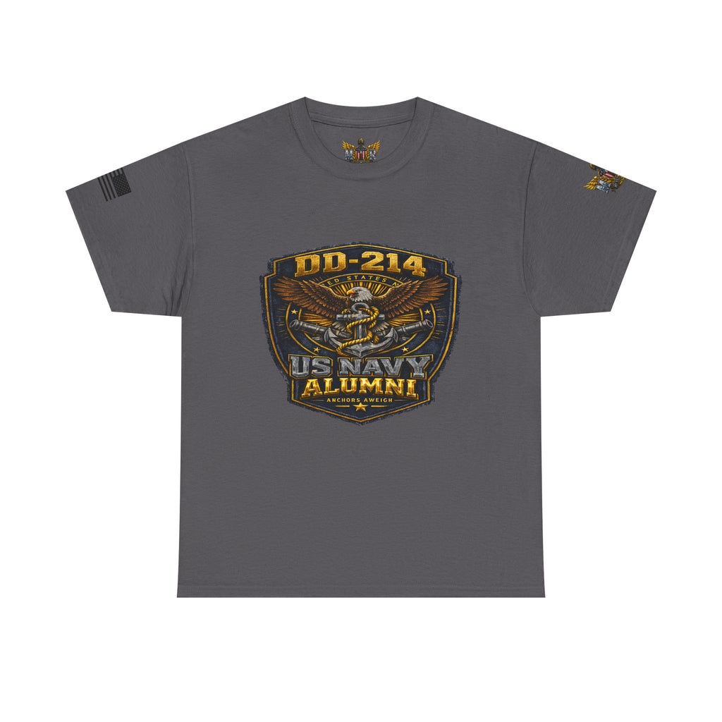 MVR US Navy DD214 Alumni T-Shirt — Veteran Tribute Tee