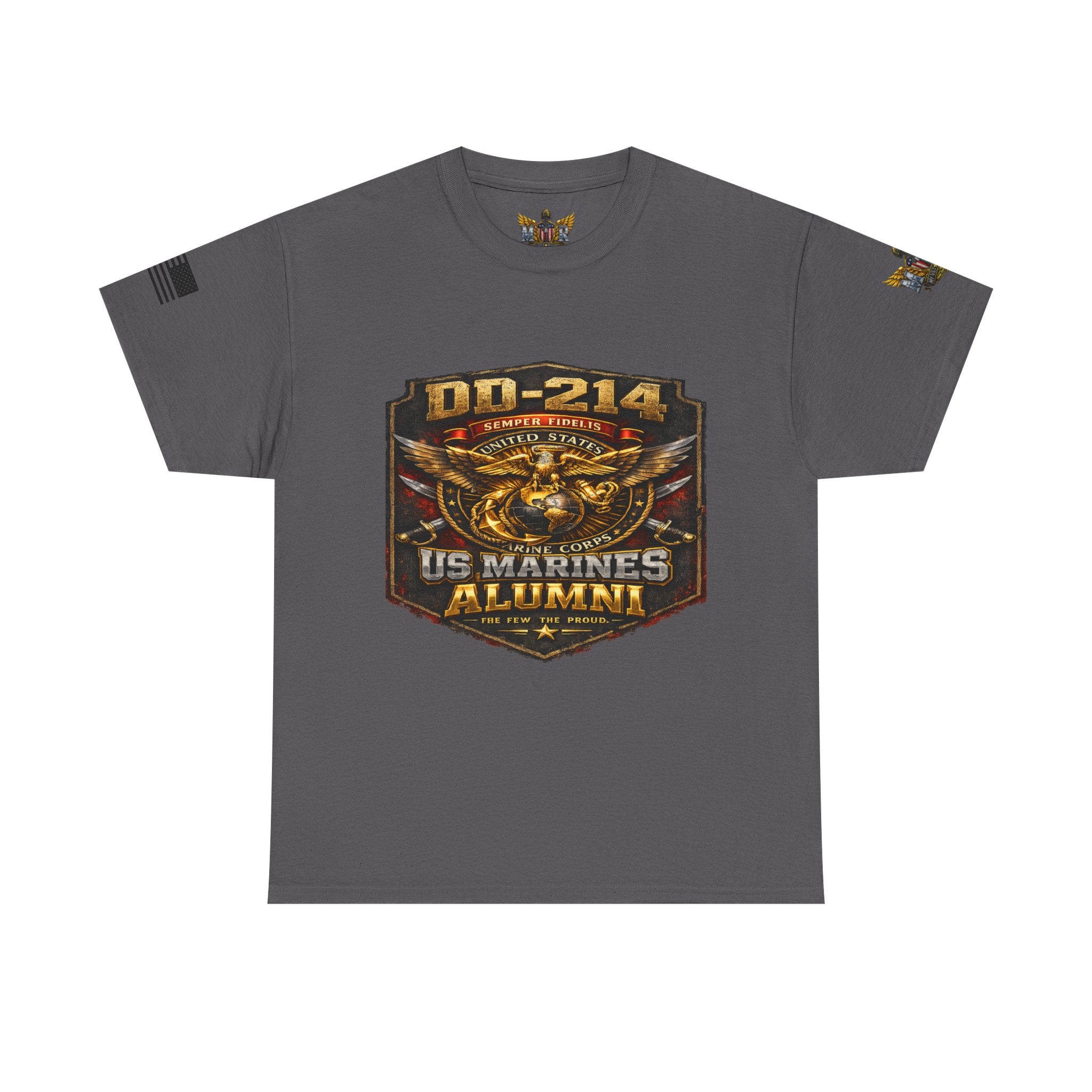 MVR US Marines DD214 Alumni T-Shirt — Veteran Tribute Tee