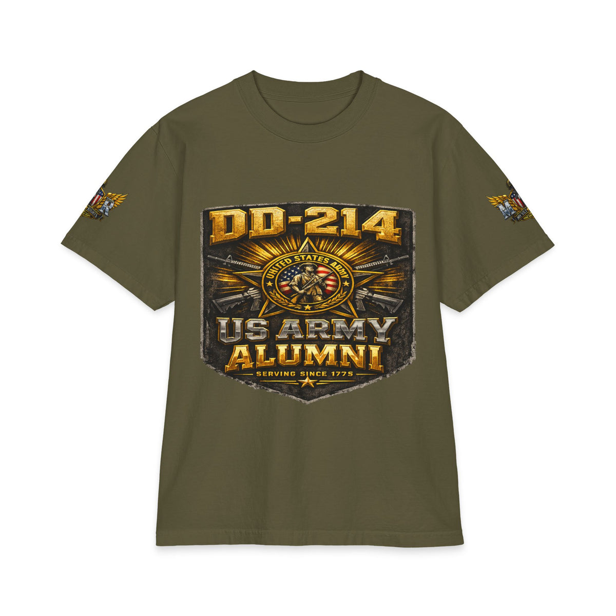 MVR US Army DD214 Alumni Unisex Max Heavyweight Short Sleeve