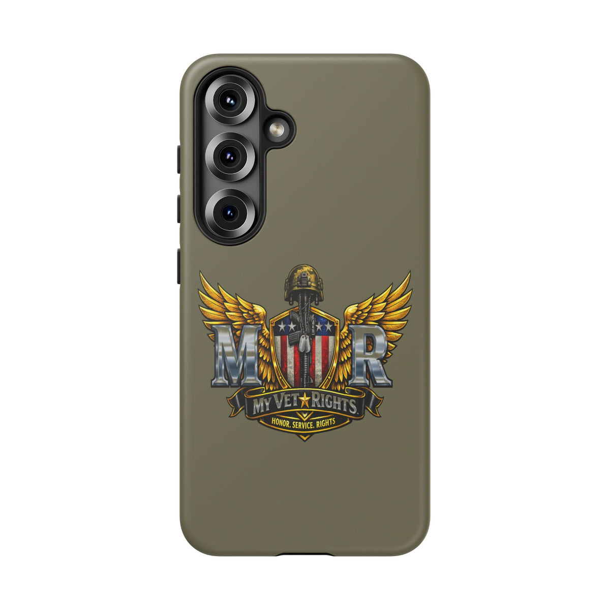 MyVetRights Phone Case — Patriotic 'MVR' American Shield Design