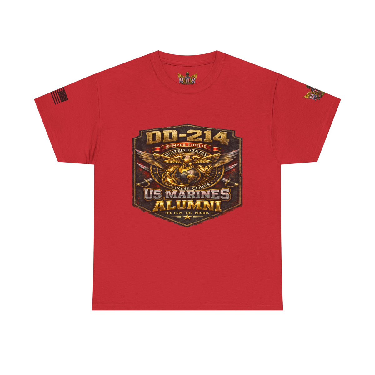 MVR US Marines DD214 Alumni T-Shirt — Veteran Tribute Tee
