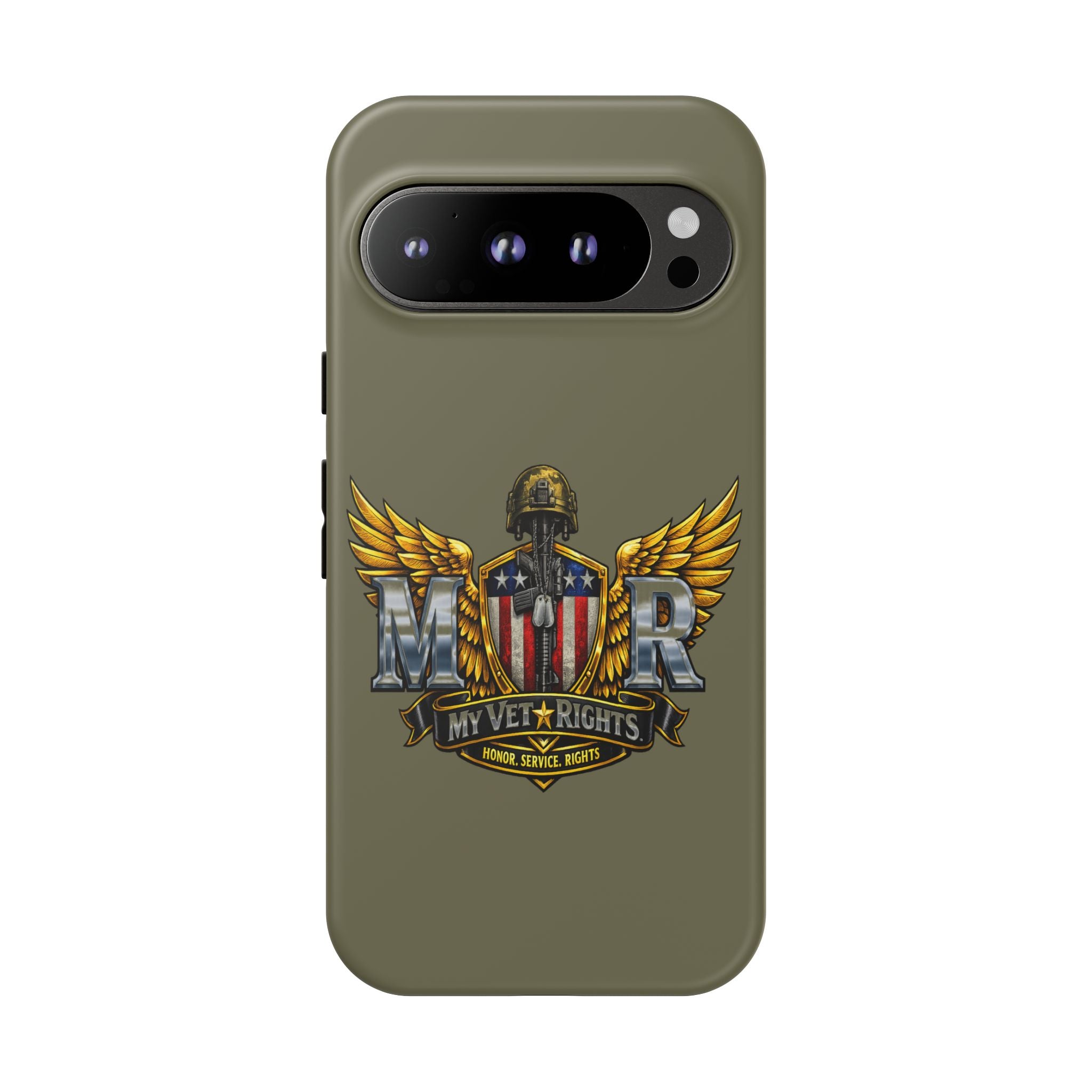 MyVetRights Phone Case — Patriotic 'MVR' American Shield Design