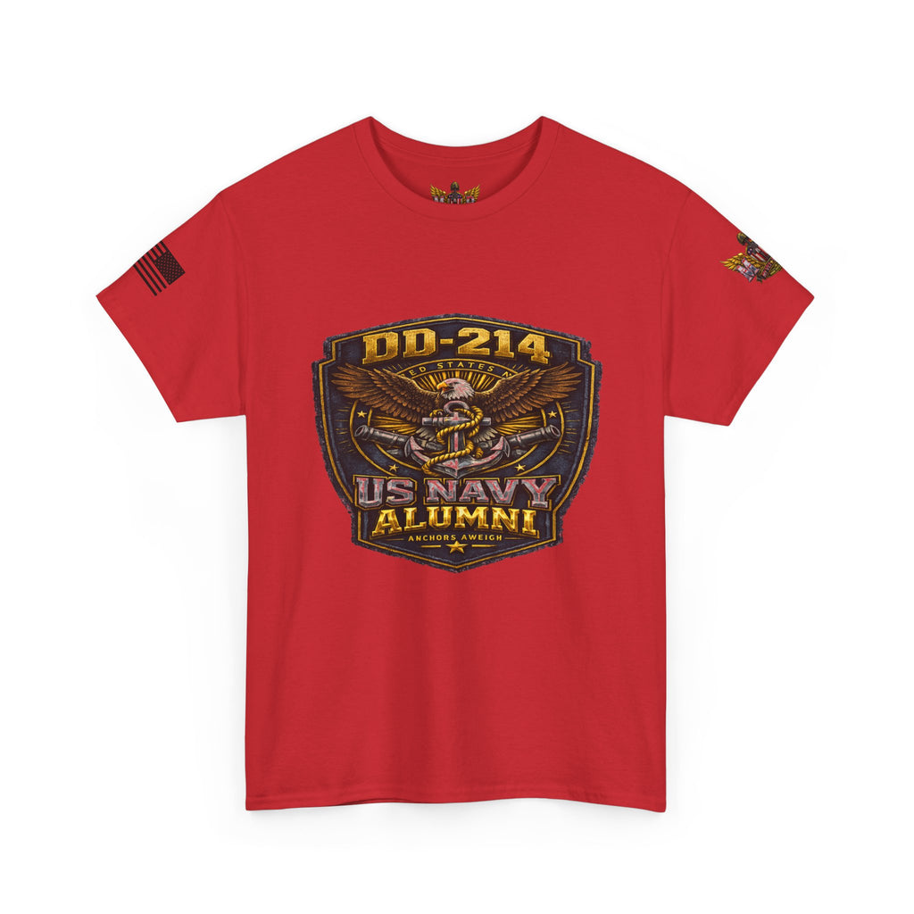 MVR US Navy DD214 Alumni T-Shirt — Veteran Tribute Tee