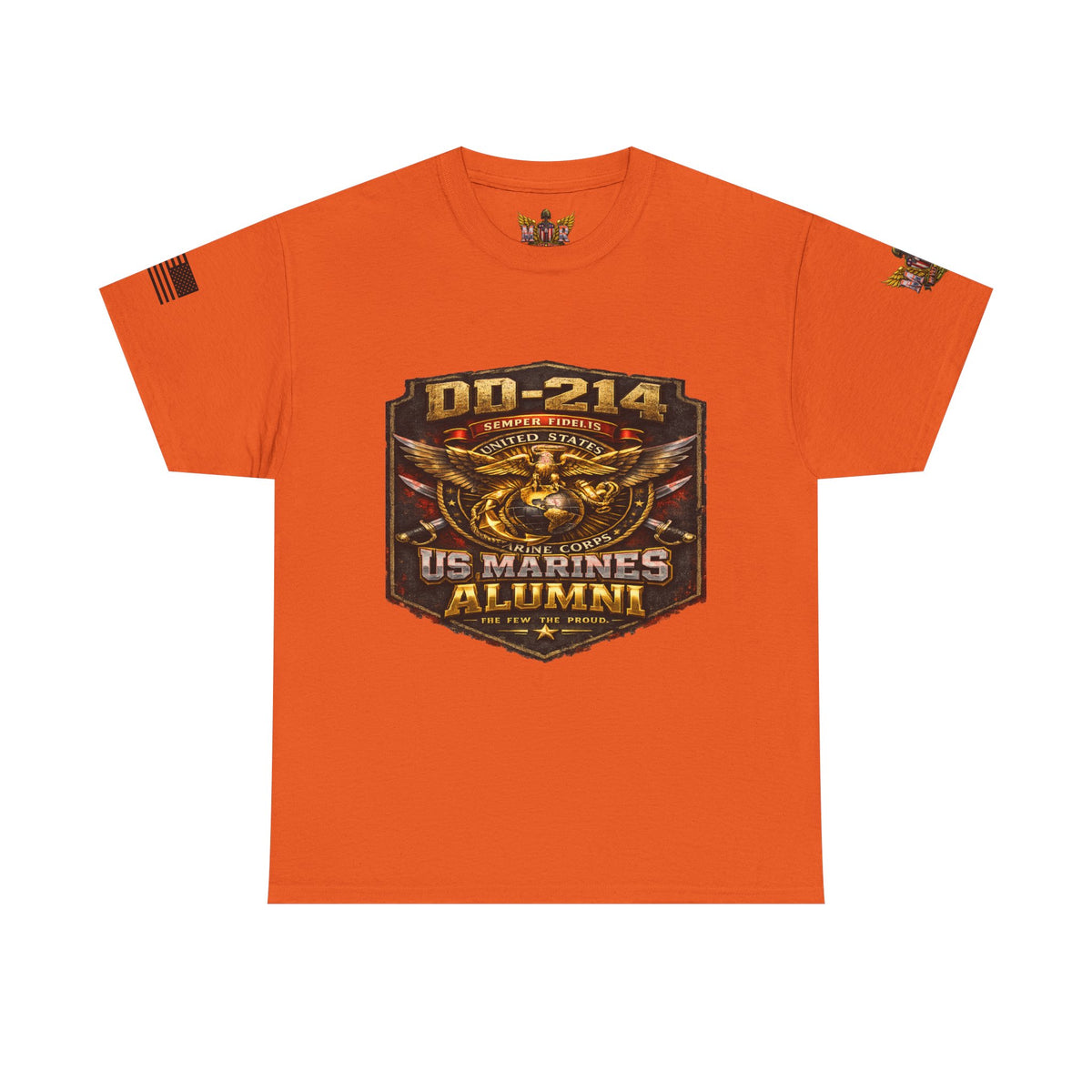 MVR US Marines DD214 Alumni T-Shirt — Veteran Tribute Tee