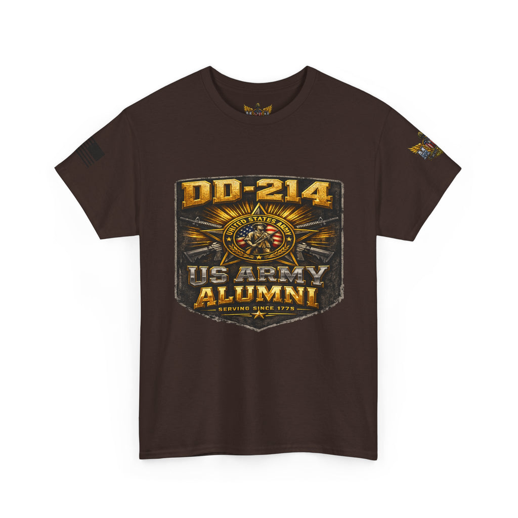 MVR US Army DD214 Alumni T-Shirt — Veteran Tribute Tee