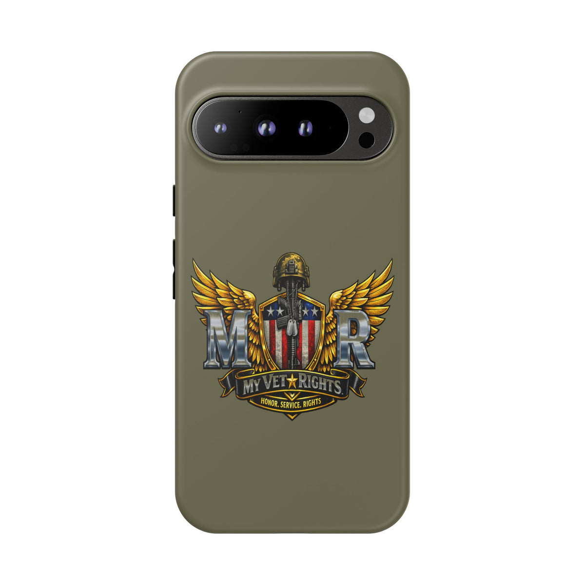 MyVetRights Phone Case — Patriotic 'MVR' American Shield Design