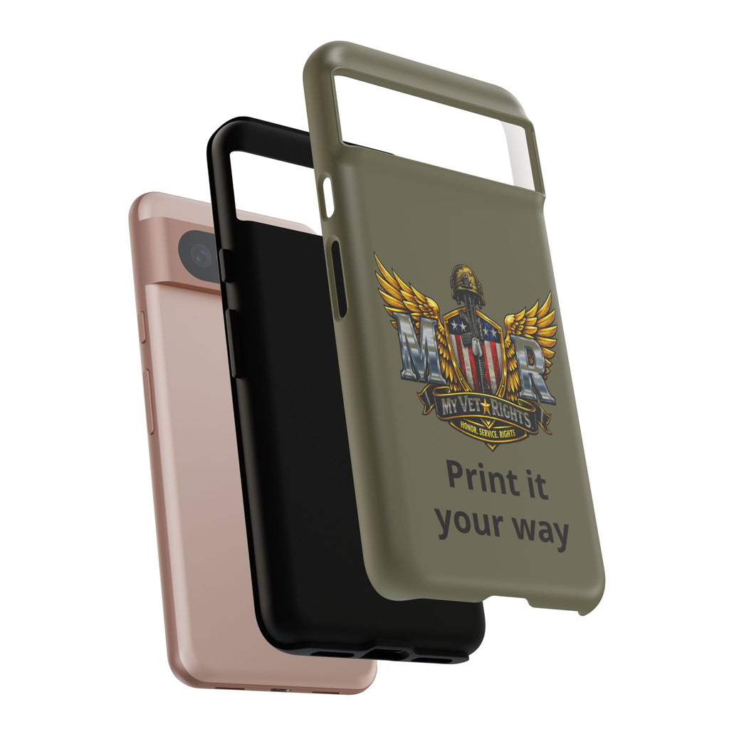 MyVetRights Phone Case — Patriotic 'MVR' American Shield Design