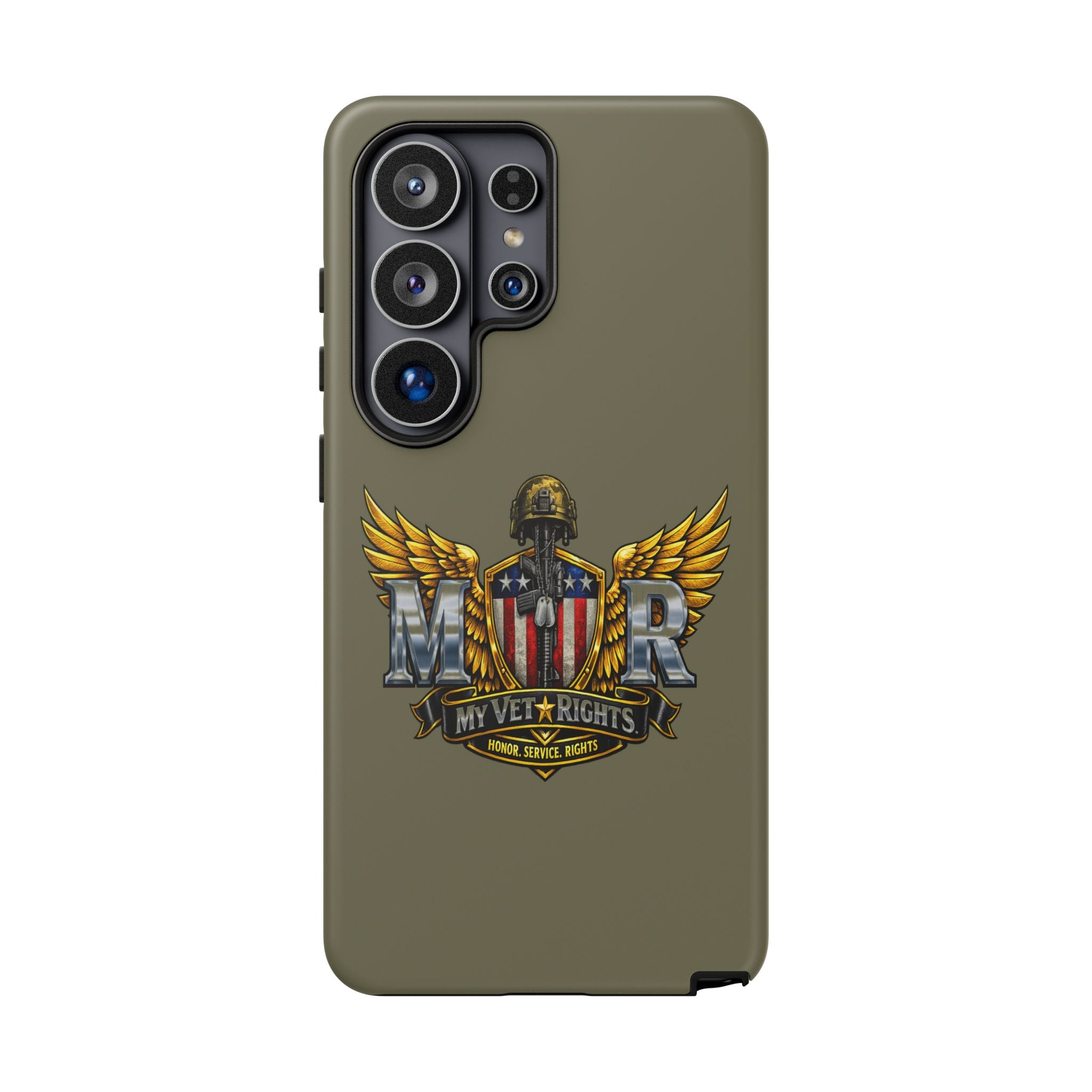 MyVetRights Phone Case — Patriotic 'MVR' American Shield Design