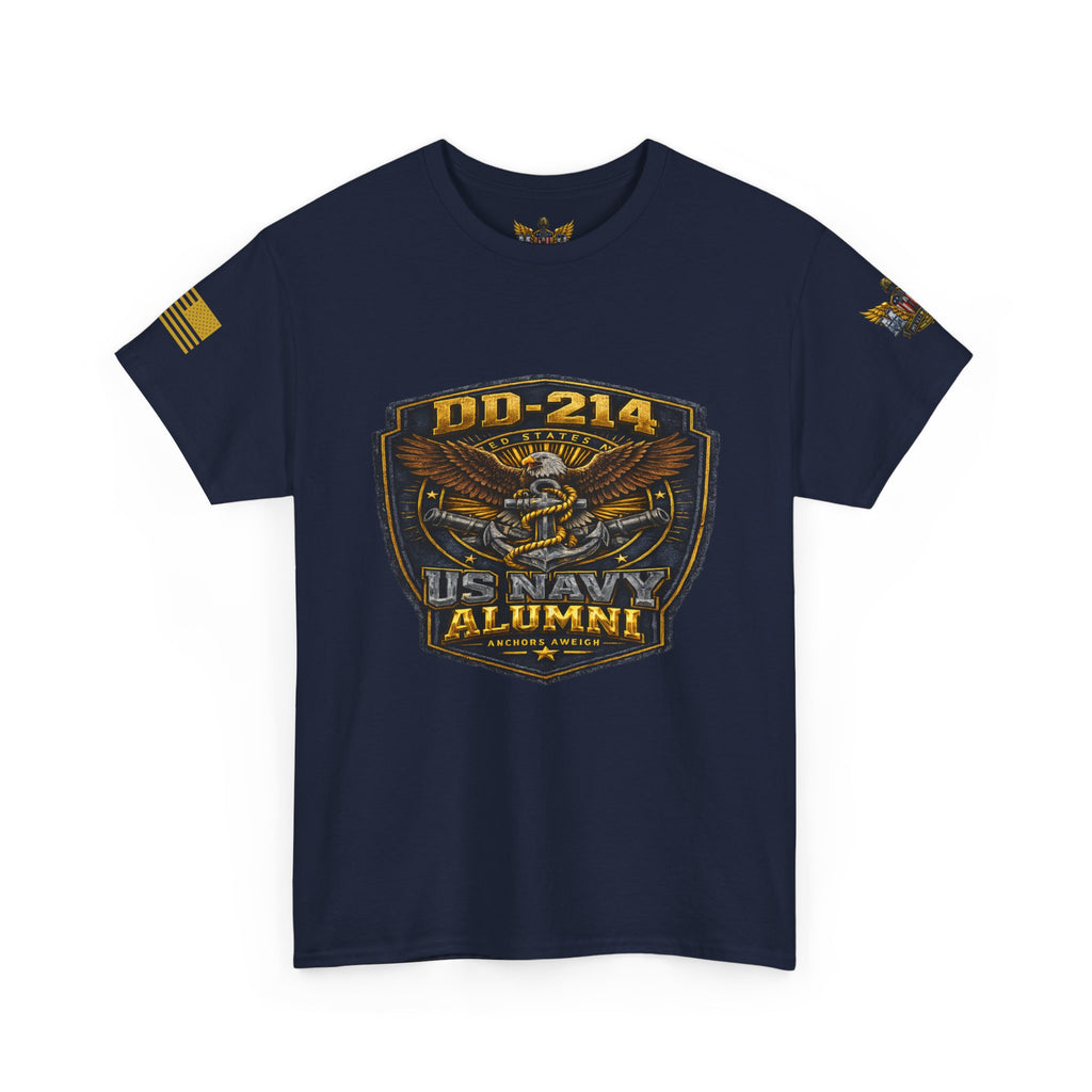 MVR US Navy DD214 Alumni T-Shirt — Veteran Tribute Tee