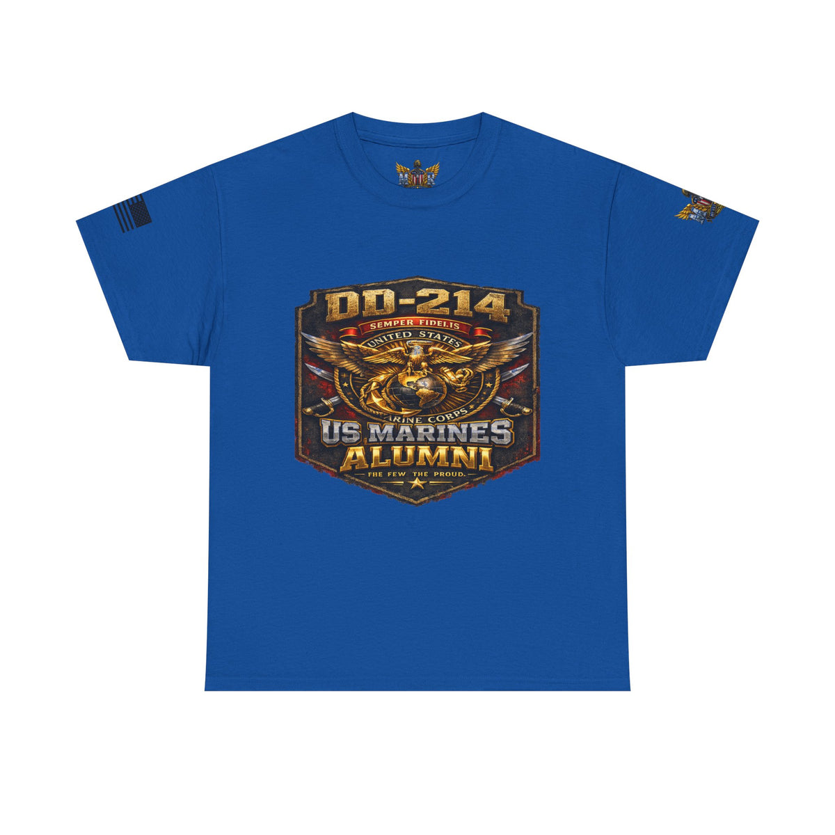 MVR US Marines DD214 Alumni T-Shirt — Veteran Tribute Tee