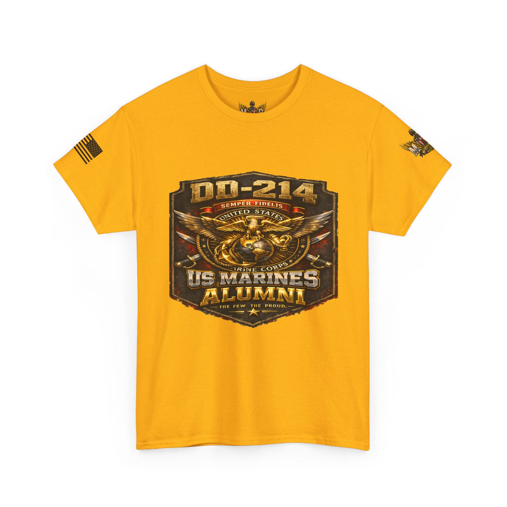 MVR US Marines DD214 Alumni T-Shirt — Veteran Tribute Tee
