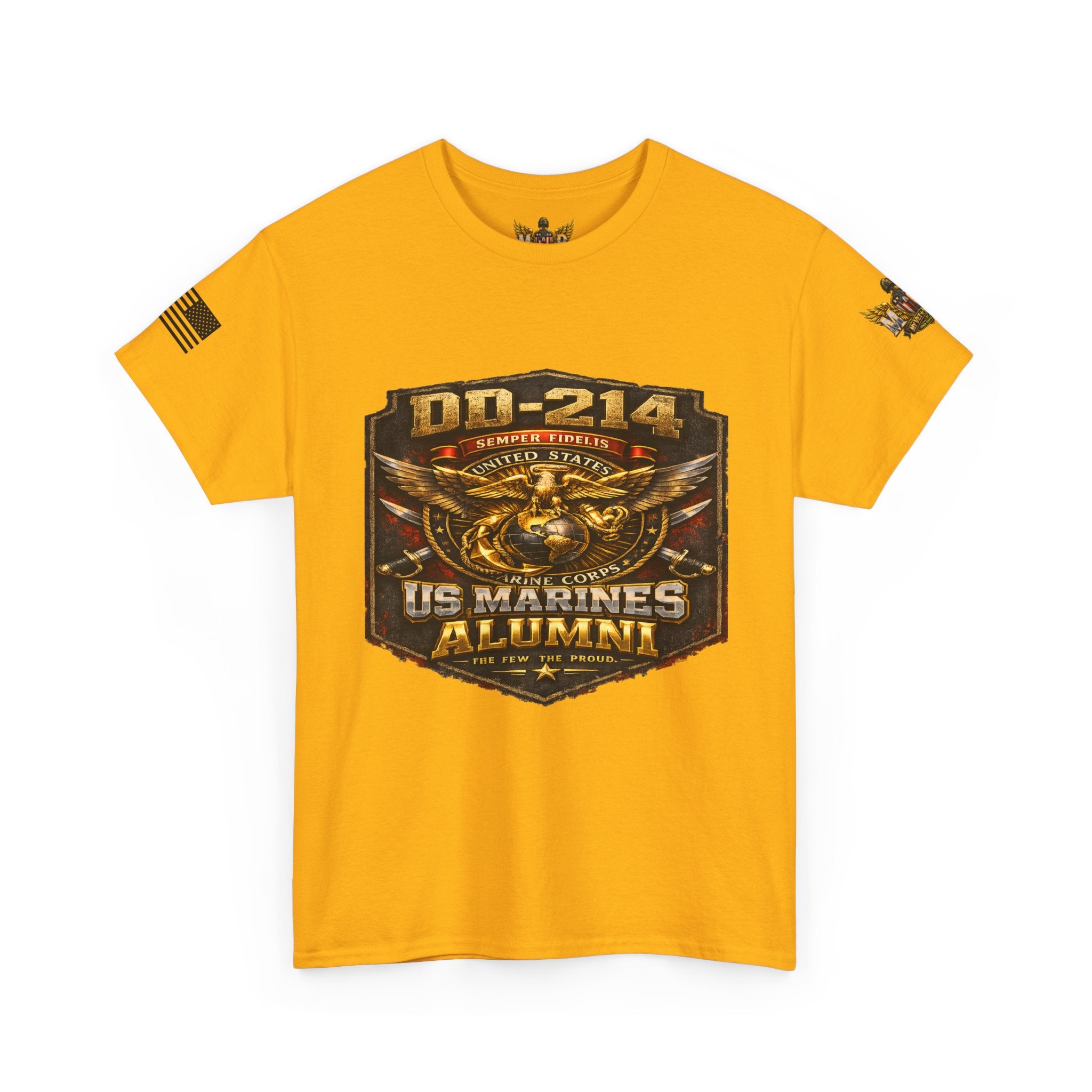 MVR US Marines DD214 Alumni T-Shirt — Veteran Tribute Tee