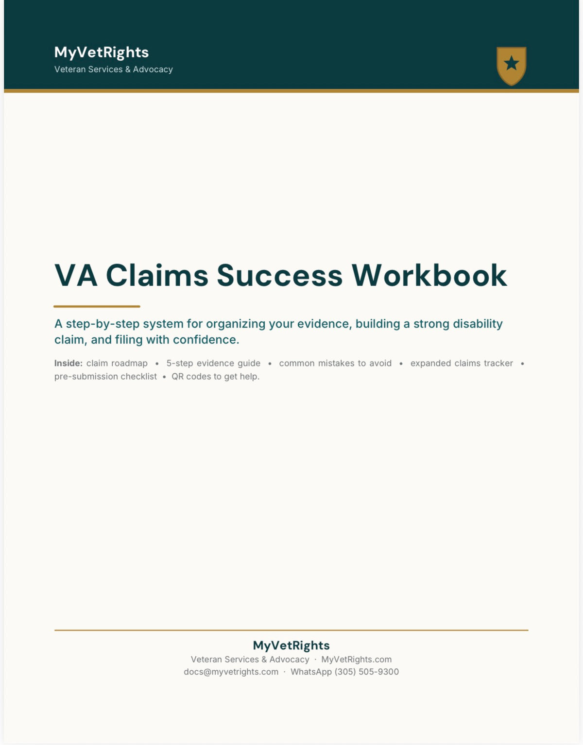 VA Claims Prep Workbook