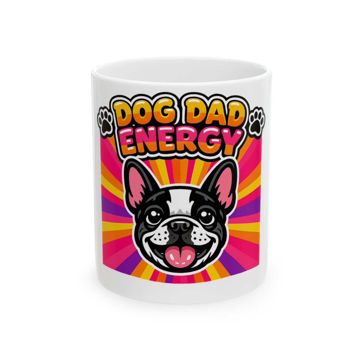 Dog Dad Energy Mug - front view