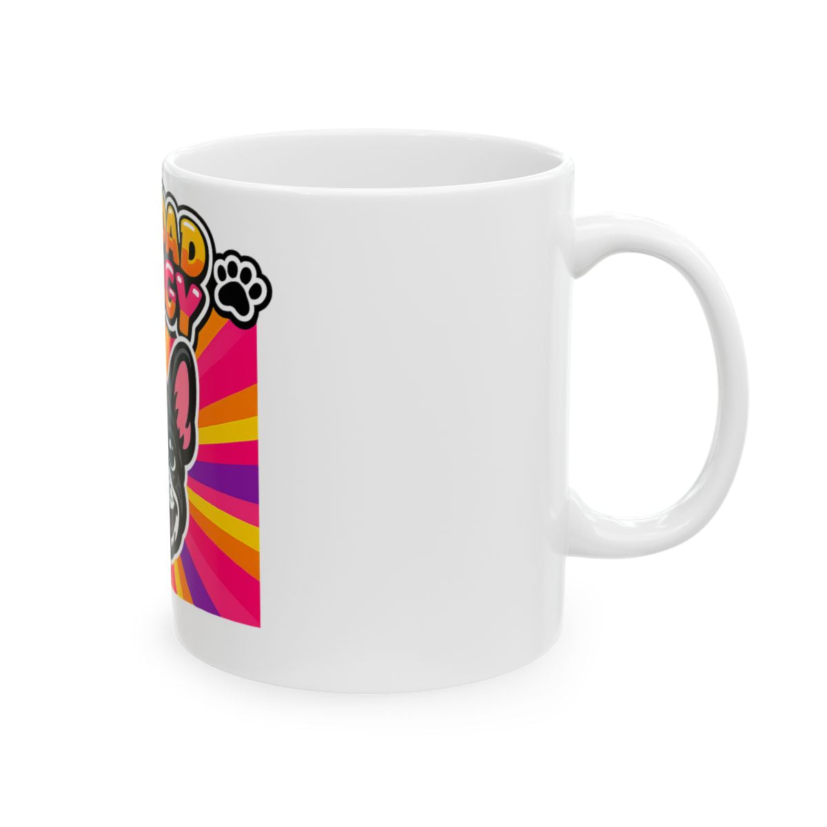 Dog Dad Energy Mug - right view